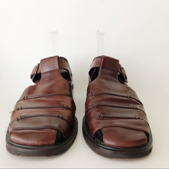 Mezlan Diablo Brown Leather Fisherman Sandals 8.5 main image 5